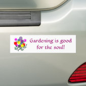 Die Gartenarbeit ist goodfor das Soul! Autoaufkleber (Auf Auto)
