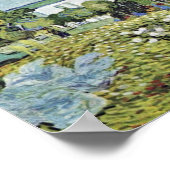 Die GartenDaubigny von Vincent Van Gogh Poster (Ecke)