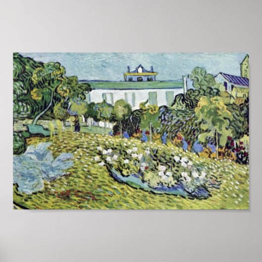 Die GartenDaubigny von Vincent Van Gogh Poster (Vorne)