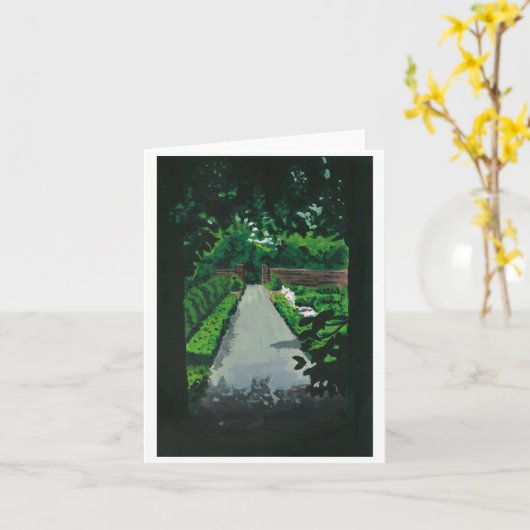 Die Gartengrillkarte Karte (Gelbe Blume)