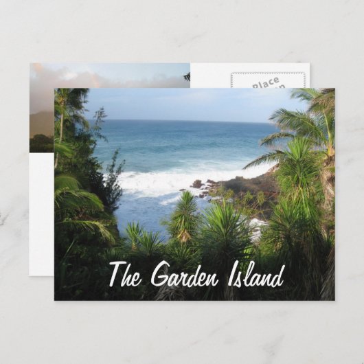 Die Garteninsel Postkarte (Vorne/Hinten)