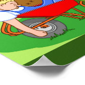 Die Gartenpaneelen Kunst Poster (Ecke)