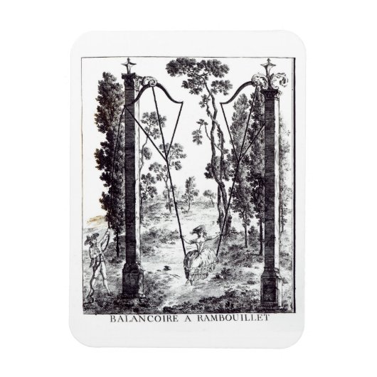 Die Gartenschaukel in Rambouillet, von "Details de Magnet (Vertikal)
