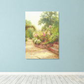 Die Gartentreppen Leinwanddruck (Insitu (Holzboden))