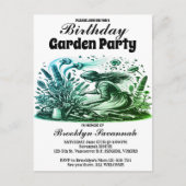 Die Gärtner flüstern Party Einladung Postkarte (Vorderseite)