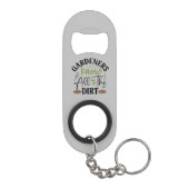 Die Gärtner kennen die ganze Schrecken Mini Flaschenöffner (Rückseite)