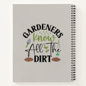 Die Gärtner kennen die ganze Schrecken Notizblock (Rückseite)