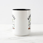 Die Gärtner kennen die ganze Schrecken Zweifarbige Tasse (Mittel)