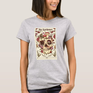 Die Gärtner-Totenkopf-Tarotkarte T-Shirt