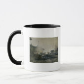 Die Gas-Fabrik bei Courcelles, 1884 Tasse (Links)