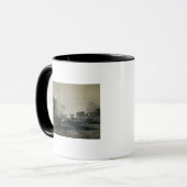 Die Gas-Fabrik bei Courcelles, 1884 Tasse (Vorderseite Links)