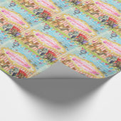 Die GASCHROMATOGRAPHIE, die magisch ist, verbinden Geschenkpapier (Ecke)