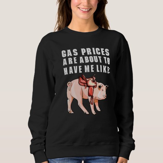 Die Gaspreise für geiziges Schweinegrippe-Spaß ste Sweatshirt (Vorderseite)