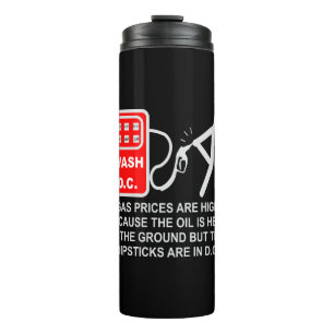 Die Gaspreise sind hoch, weil die Gasleitungen in  Thermosbecher