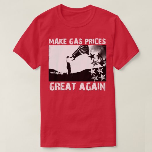 Die Gaspreise wieder hoch machen T-Shirt (Design vorne)