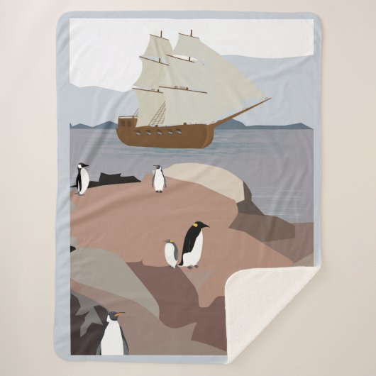 Die Gäste kamen an Sherpadecke (Vorderseite)