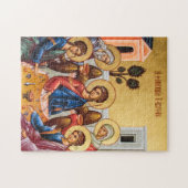 Die Gastfreundschaft des Christlichen Ikons Abraha Puzzle (Horizontal)