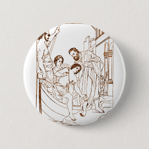 Die Gastfreundschaft des heiligen Julianus des Gas Button