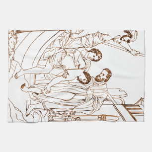Die Gastfreundschaft des heiligen Julianus des Gas Geschirrtuch