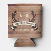 Die Gastgeschenk Hochzeit der Jagd über die gewohn Dosenkühler (Vorderseite)