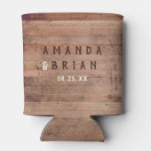 Die Gastgeschenk Hochzeit der Jagd über die gewohn Dosenkühler (Rückseite)