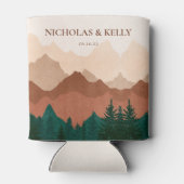 Die Gastgeschenk Hochzeit des Bergwaldes kann sich Dosenkühler (Rückseite)