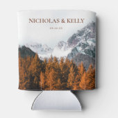 Die Gastgeschenk Hochzeit des Bergwaldes kann sich Dosenkühler (Rückseite)