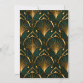 Die Gatsby Hochzeit Save the Date Karte (Vorderseite)