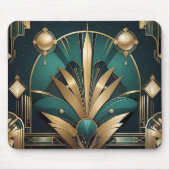 Die Gatsby-Linien Art Deco Mousepad (Vorne)
