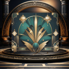 Die Gatsby-Linien Art Deco Mousepad