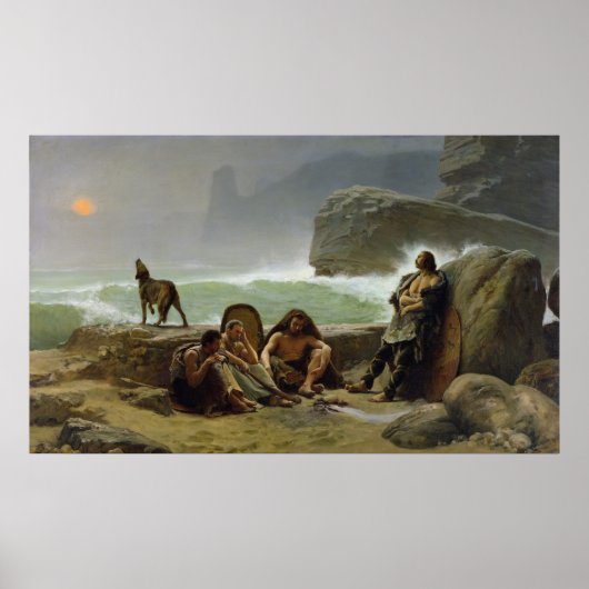 Die gaulischen Küstenwachen, 1888 Poster (Vorne)