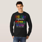 Die Gay-Agenda als Vorreiter T-Shirt (Vorne ganz)