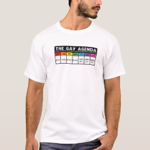Die Gay-Agenda - LGBT-Stolz T-Shirt