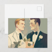 Die Gay Grooms Postkarte (Vorne/Hinten)