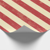 Die gealterte amerikanische Flagge verblaßte Geschenkpapier (Ecke)