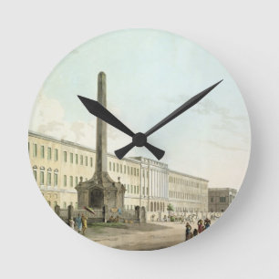 Die Gebäude der Verfasser, Kalkutta, überziehen 30 Runde Wanduhr