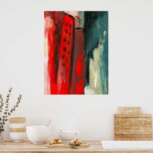 Die_Gebäude Poster (Küche)