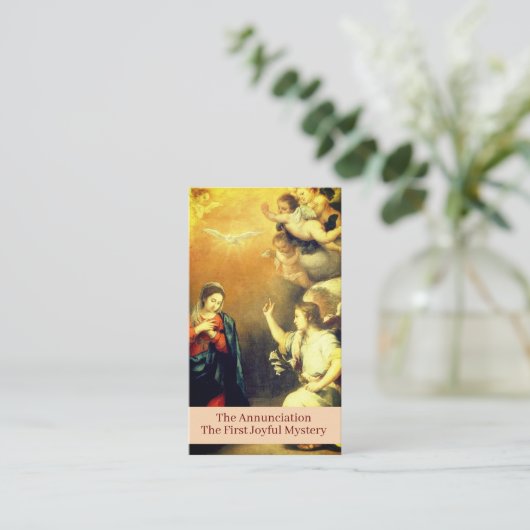 Die Gebetskarte der Ankündigung (Stehend Vorderseite)
