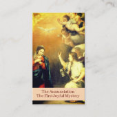 Die Gebetskarte der Ankündigung (Vorderseite)