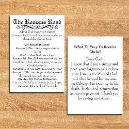 Die Gebetskarte der Römer Ankündigung