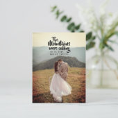 Die Gebirge, die als vereitelte Ankündigung bezeic (Stehend Vorderseite)