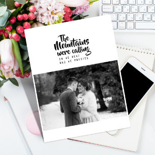 Die Gebirge, die als vereitelte Ankündigung bezeic