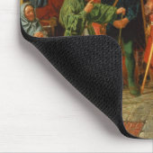 Die Gebühr des Dogberrys zur Uhr Mousepad (Ecke)