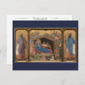 Die Geburt 1308 | Blue Beach Song™ Postcard Postkarte (Vorne/Hinten)