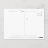 Die Geburt 1308 | Blue Beach Song™ Postcard Postkarte (Rückseite)