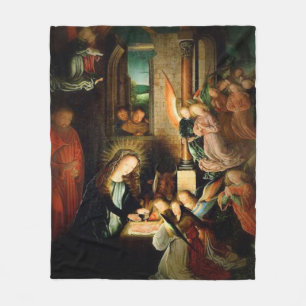 Die Geburt 1495 Fleecedecke