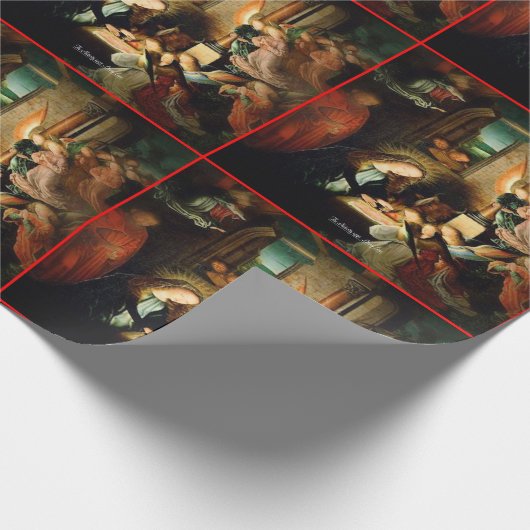 Die Geburt 1495 Geschenkpapier (Ecke)