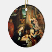 Die Geburt 1495 Keramik Ornament (Links)
