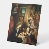 Die Geburt 1495 Sockelschild (Vorderseite)