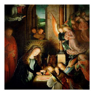 Die Geburt Christi 1495  Poster